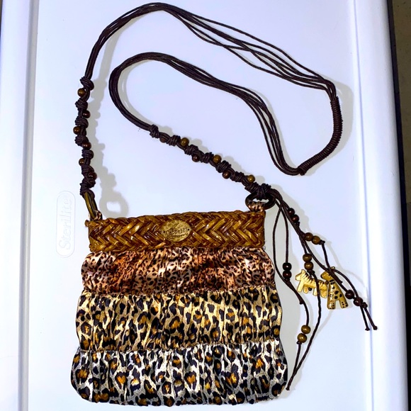 🎉HP🎉🦒🦓 Cappelli Straworld Animal Print Crossbody Purse - Picture 2 of 15